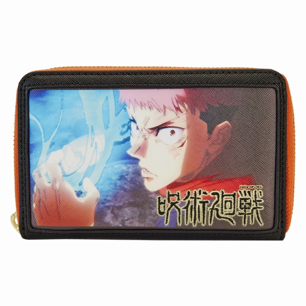 Loungefly Crunchyroll Jujutsu Kaisen anime cosplay Itadori zip around wallet NWT